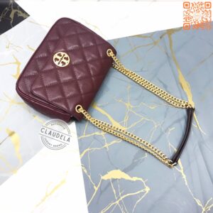 Tory Burch Willa Small Shoulder Bag Claret