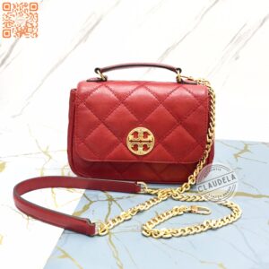 Tory Burch Willa Mini Top Handle Bag Redstone