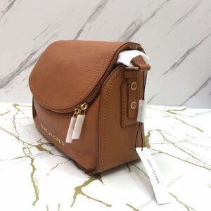 Marc Jacobs Groove Medium Crossbody with Gold Hardware in Almond