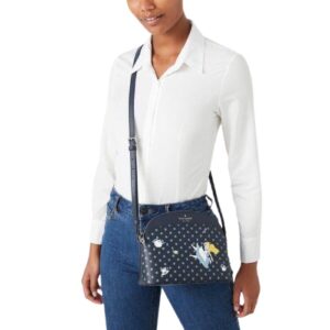 Kate Spade x Disney New York Alice Wonderland Dome Crossbody Navy Multi