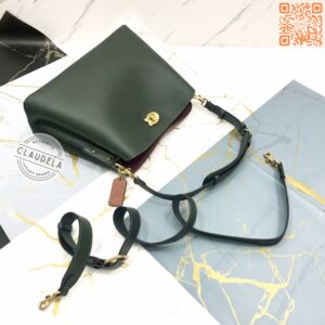 Coach Willow Shoulder Bag Colorblock Amazon Green Multi