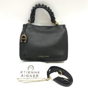 Aigner Alexandra Small Satchel in Black