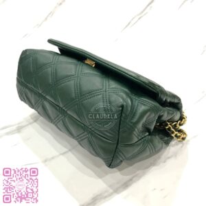 Tory Burch Fleming Soft Convertible Shoulder Bag in Pine Tree