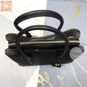 Kate Spade Margaux Top Handle Satchel Medium in Black Leather