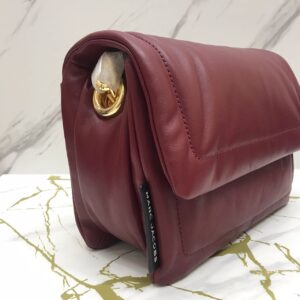 Marc Jacobs Mini Pillow Bag Leather in Pomegranate