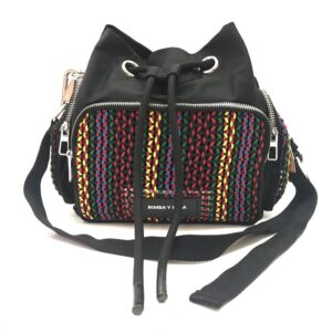 Bimba Y Lola Bucket Bag Woven Multicolor