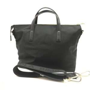 Bimba Y Lola Medium Shopper Front Zipper in Black GHW