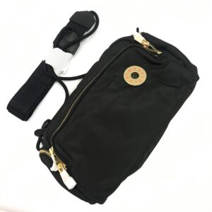 Bimba Y Lola Sling Bag in Black Drawstring Strap