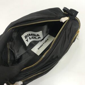 Bimba Y Lola Sling Bag in Black Drawstring Strap