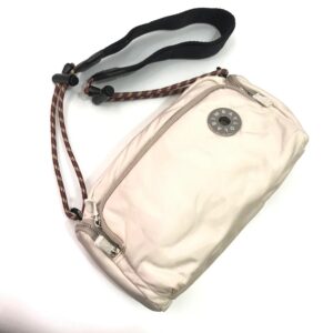 Bimba Y Lola Sling Bag in Ivory Drawstring Strap