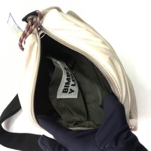 Bimba Y Lola Sling Bag in Ivory Drawstring Strap