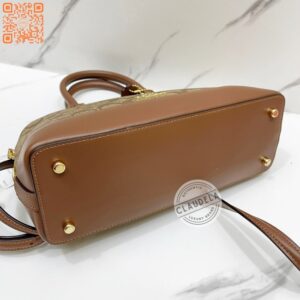 COACH Mini Sierra in Signature Khaki / Saddle