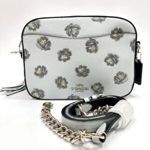 Coach Camera Bag in Sky Blue with Rose Print - Limited Edition
