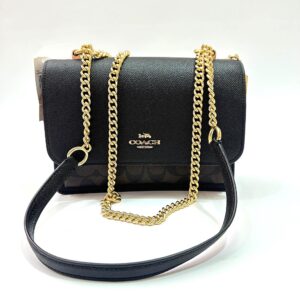 Coach Klare Crossbody Signature Brown Black