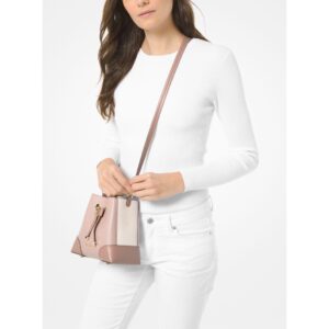 MICHAEL KORS Mercer Gallery Bucket Extra Small (XS) in Colorblock Soft Pink / Fawn