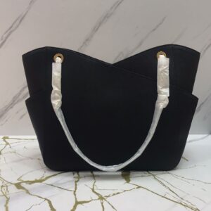 Michael Kors Jet Set Criscros Travel Chain Tote in Black