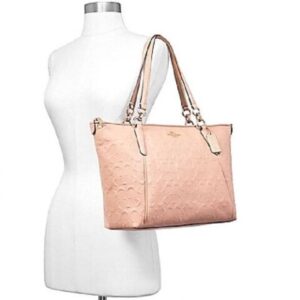 Coach Ava Tote in Signature Petal Debossed