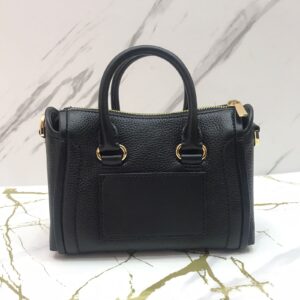 Michael Kors Carine Satchel XS in Black Leather