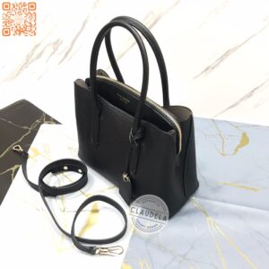 Kate Spade Margaux Top Handle Satchel Medium in Black Leather