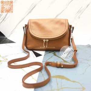 Marc Jacobs Mini Groove Crossbody Smoked Almond with Gold Hardware