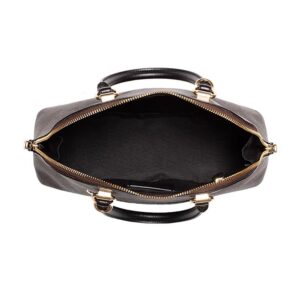 Coach Katy Satchel in Signature Brown Black