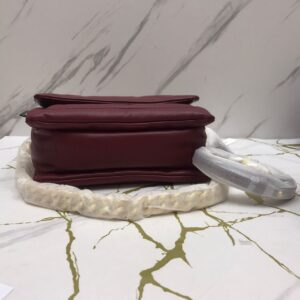 Marc Jacobs Mini Pillow Bag Leather in Pomegranate