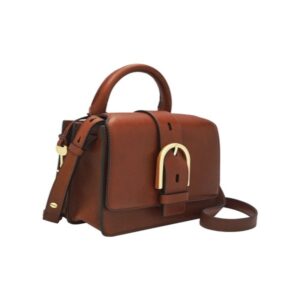 Fossil Wiley Top Handle in Brown Leather