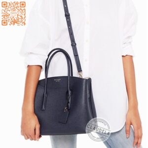 Kate Spade Margaux Top Handle Satchel Large in Blazer Blue