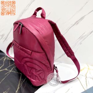 Michael Kors Rae Medium Quilted Backpack Berry