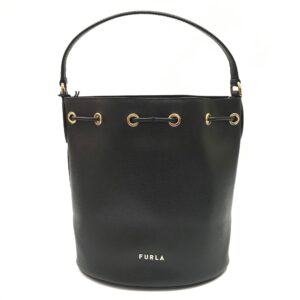 Furla Clio Medium Bucket Bag in Black