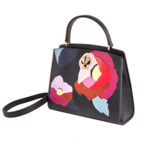 Kate Spade Romy Satchel Small in Intarsia Floral
