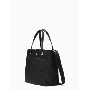 Kate Spade Jae Medium Satchel in Black Nylon