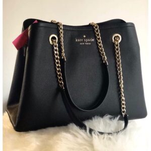 Kate Spade Jardyn Large Chain Tote Black