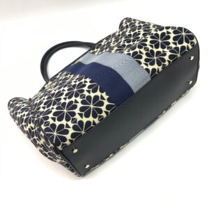 Kate Spade Everything Medium Tote Flower in Navy Jacquard
