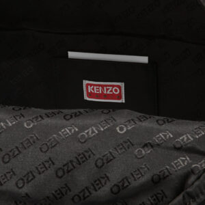 Kenzo Men's Paris Backpack Large in Black White Nylon Logo