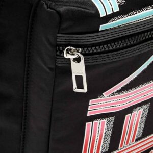 Kenzo Men's Paris Backpack Large in Black White Nylon Logo