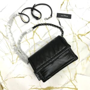 Marc Jacobs Leather Pillow Bag in Black