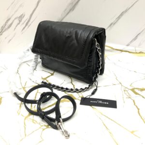 Marc Jacobs Leather Pillow Bag in Black