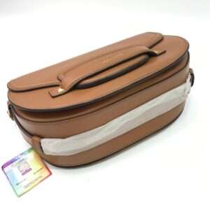Michael Kors Cary Medium Saddle Crossbody in Acorn