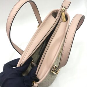 Michael Kors Jet Set Travel XS Tote in Signature Vanilla Powder Blush
