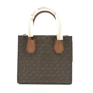 Michael Kors Mercer Gallery Small Square Satchel in Signature Brown