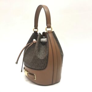 Michael Kors Reed Medium Bucket Messenger in Signature Brown