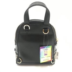 MICHAEL KORS Rhea Backpack Mini (XS) in Black Leather with Studs