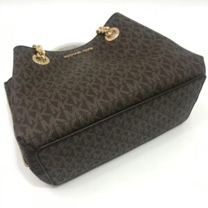 MICHAEL KORS Teagan Small Messenger in Signature Brown / Bisque