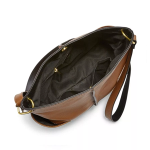 Fossil Lane Crossbody in Brown Leather