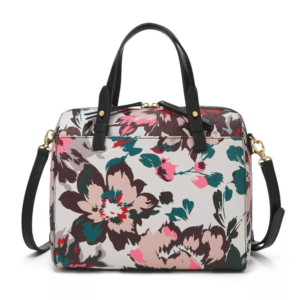 Fossil Rachel Satchel Pink Floral