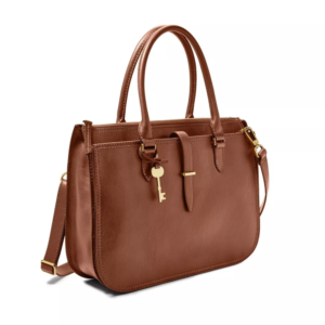 FOSSIL Ryder Satchel Large (Work Bag) in Brown Leather