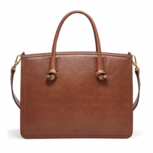 Fossil Skylar Satchel in Brown Leather