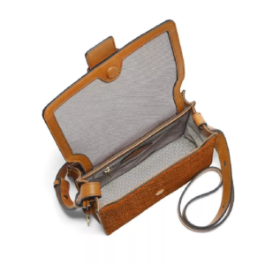 Fossil Wiley Top Handle in Tan Embossed