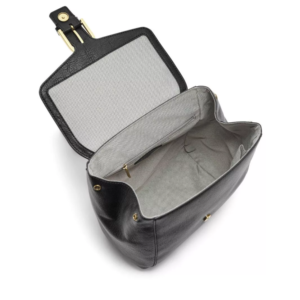 Fossil Liv Backpack in Black Leather